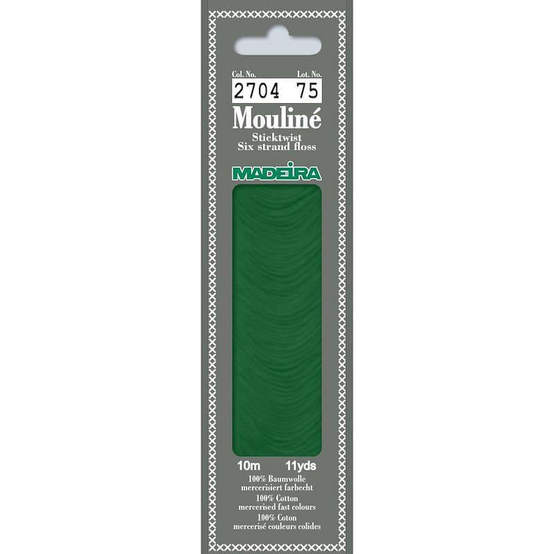 Нити 2704 Mouline Изумрудный
