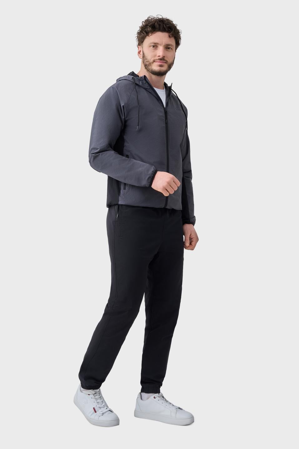 Спортивний костюм AVECS на сітці L Сірий (50597/17-L)