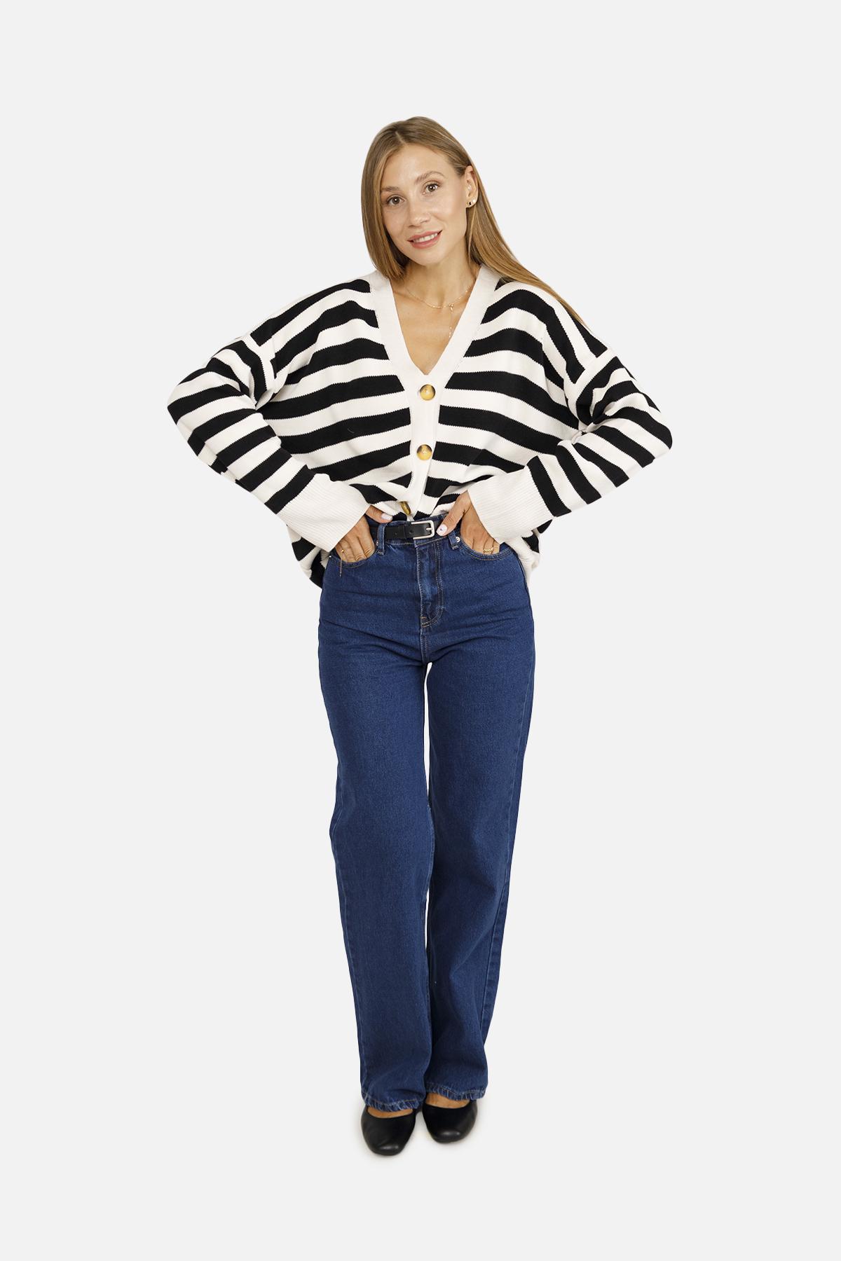 Кардиган женский р. 44 Молочный (SKT001018572) - фото 2 Кардиган женский р. 44 Молочный (SKT001018572) - фото 2