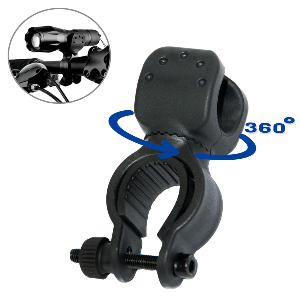 Крепление для фонарика на велосипед KK 03 Черный (1009704-Black) - фото 3 Крепление для фонарика на велосипед KK 03 Черный (1009704-Black) - фото 3