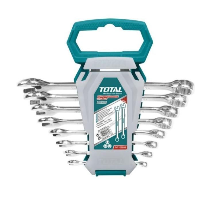 Набор ключей комбинированных TOTAL THT102286 с трещоткой (THT102RK086)