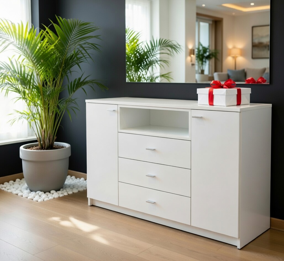 Комод Мастер Форм Тетрис 1200х376х793 мм Белый (33102)