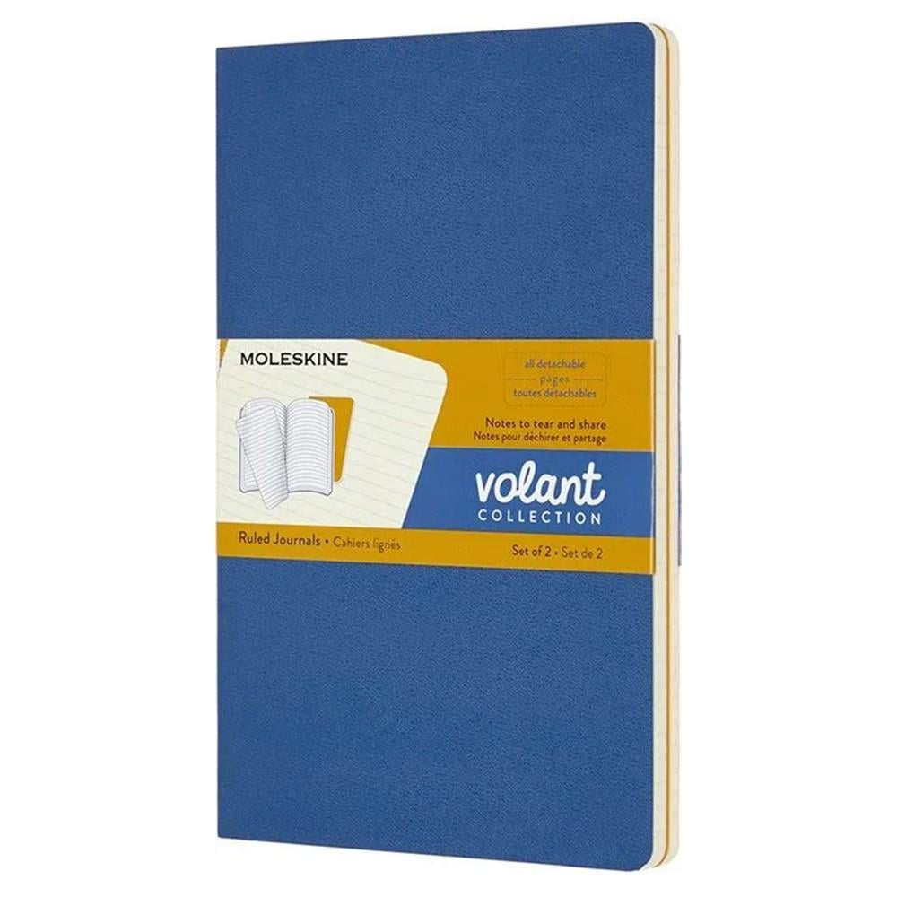 Записная книжка Moleskine Volant средний линия Незабудка/Янтарь (QP723B41M17)