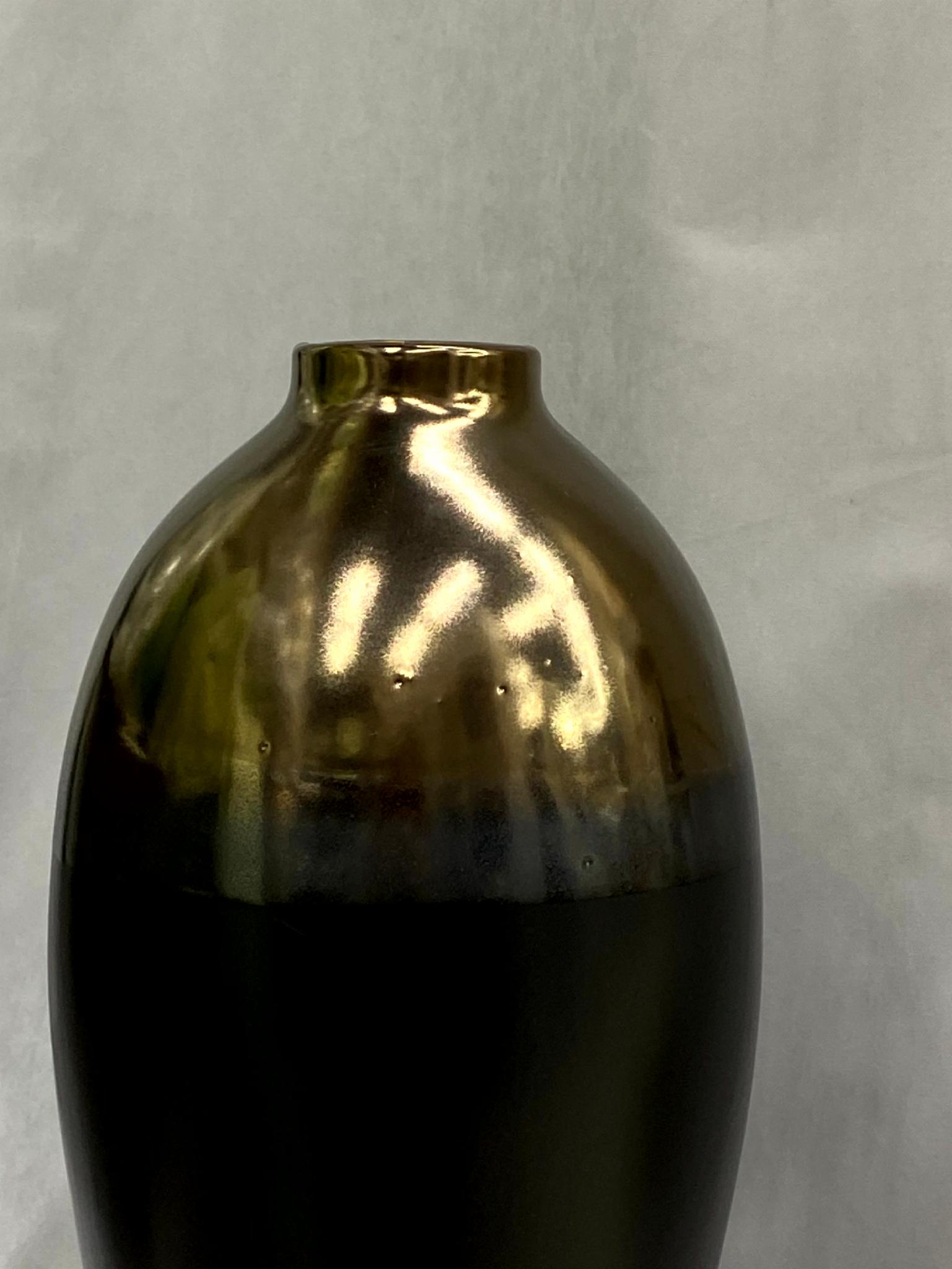 Ваза керамічна d 15 см h 36 см Бронзовий - фото 4 Ваза керамічна d 15 см h 36 см Бронзовий - фото 4