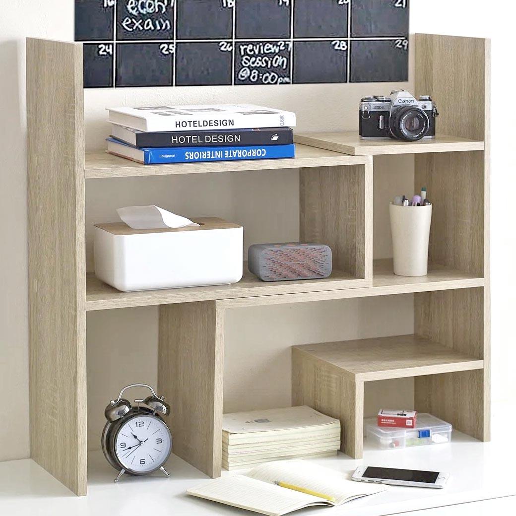 Полка-надстройка настольная из дерева Лесконт бланже (АКД-002501)