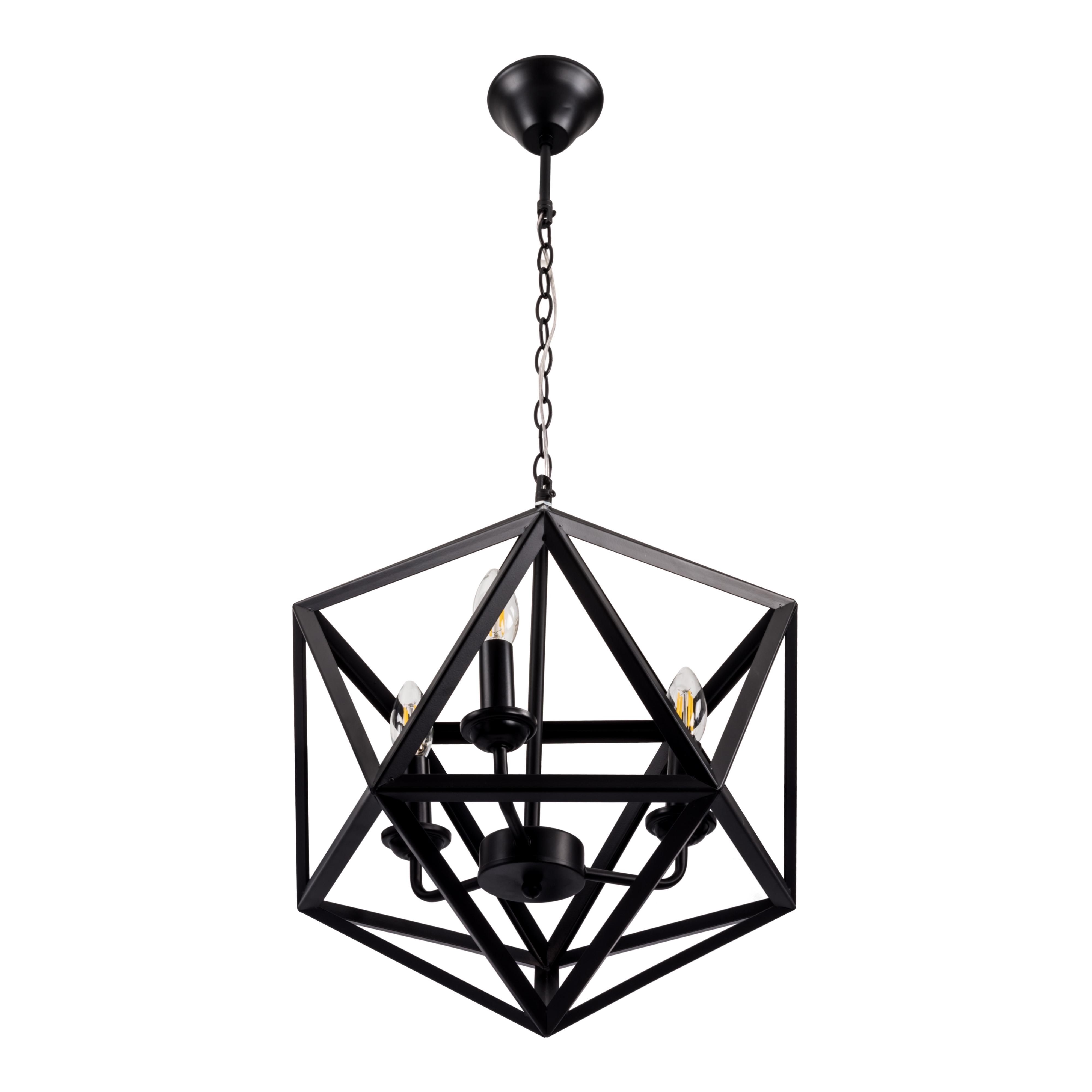 Люстра подвесная лофт Sirius H735-3 на 3 лампочки (000033867)