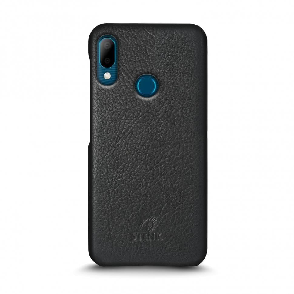 Кожаная накладка Stenk Cover для HTC Wildfire E2 Черная (69251)