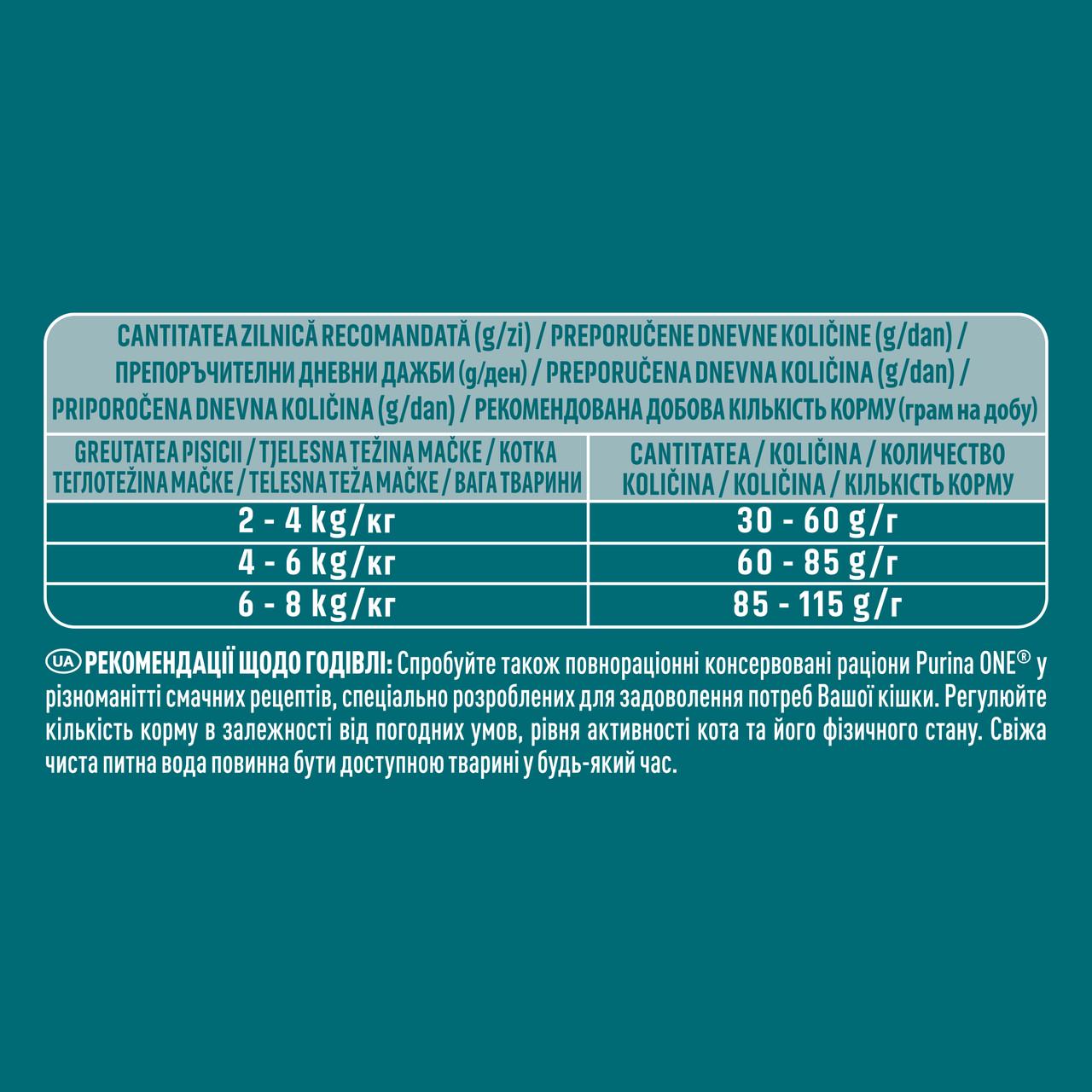 Сухий корм для дорослих котів Purina One комплекс Bifensis з куркою 800 г (7613035467866) - фото 5 Сухий корм для дорослих котів Purina One комплекс Bifensis з куркою 800 г (7613035467866) - фото 5