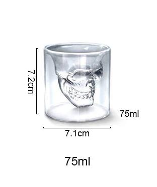 Чарка череп RESTEQ 75 мл 4 шт. (VA-Shot glass skull 4) - фото 2