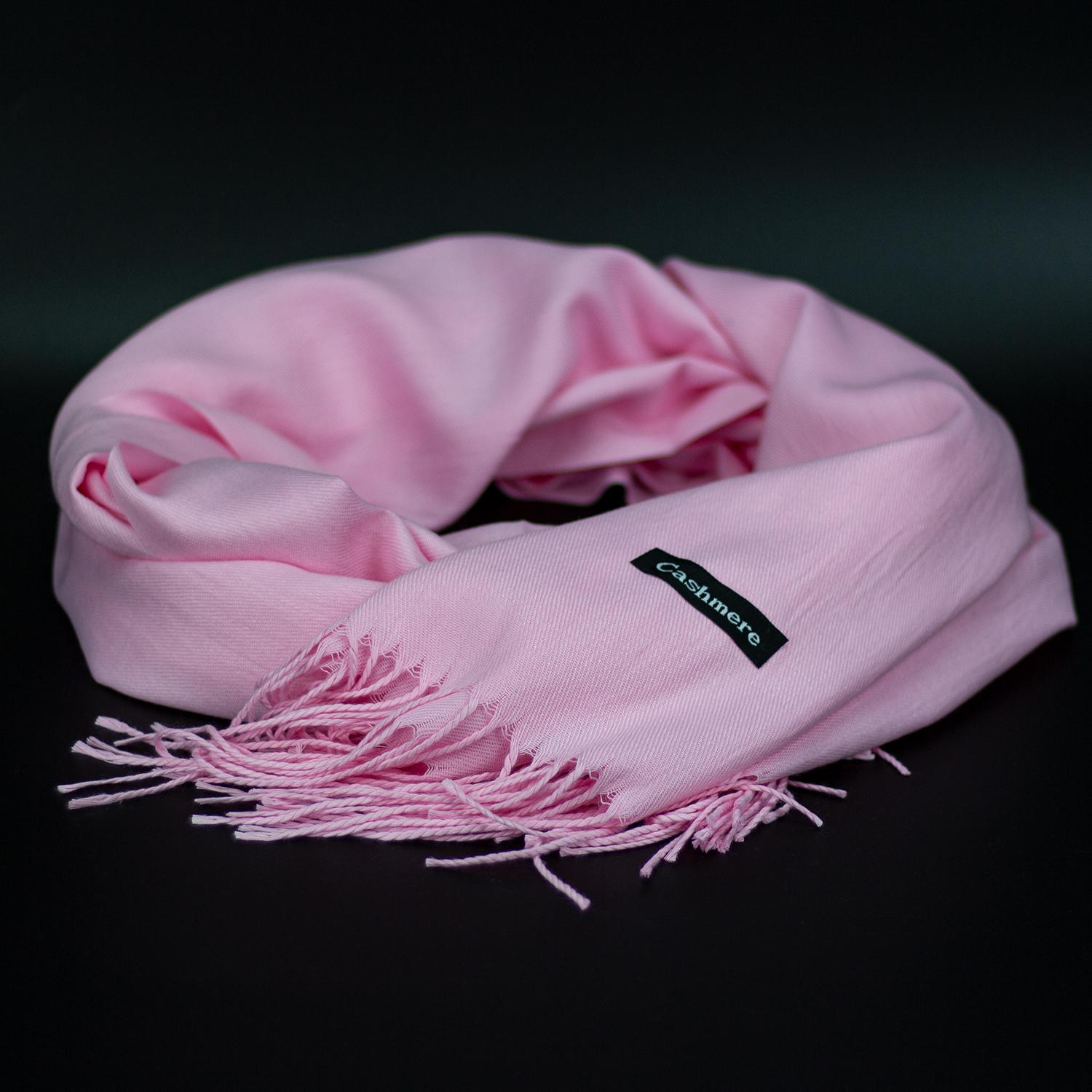 Женский кашемировый шарф Cashmere Розовый (S92013)