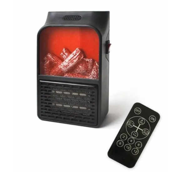 Камин-обогреватель с LCD-дисплеем Flame Heater с пультом (1261)