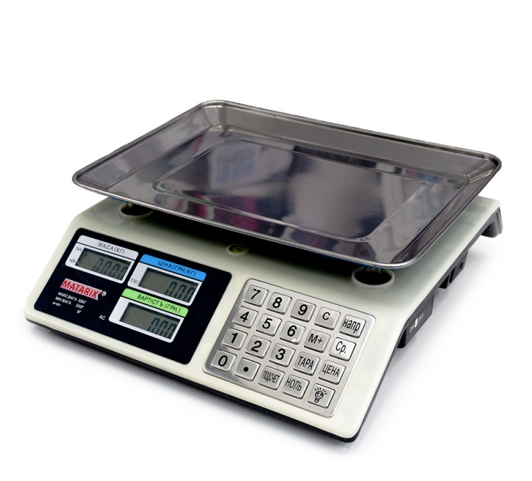 Весы торговые MATARIX MX-414 S MB 50 кг (21724376)