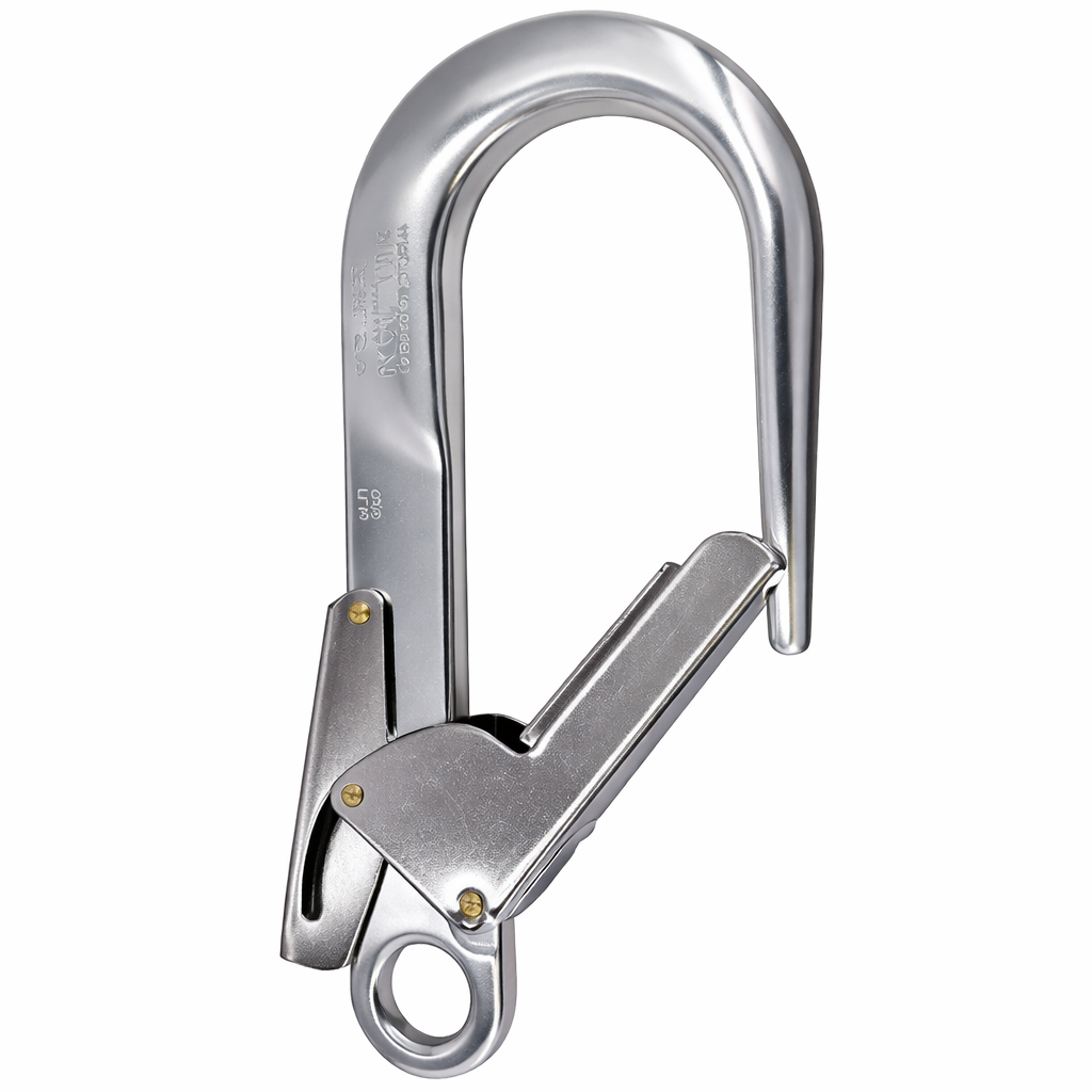 Карабин алюминиевый CAMP HOOK 60 мм монтажный Серый (31560578)
