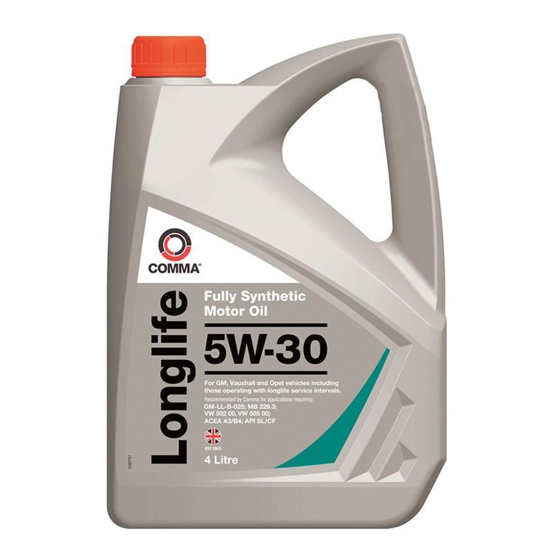 Моторне масло COMMA LONG LIFE 5W-30 4 л (GML4L)