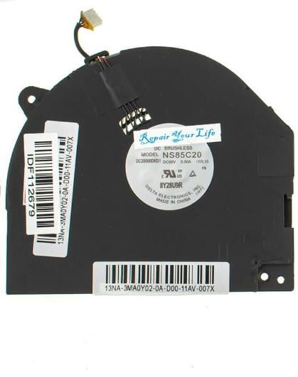 Вентилятор для процессора ноутбука Lenovo IdeaPad Legion Y530-15ICH (132694)