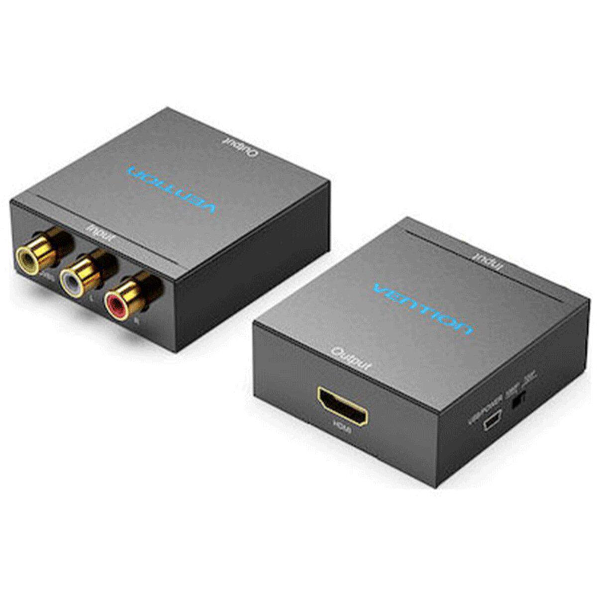 Адаптер Vention RCA to HDMI Converter Black (AEFB0) - фото 2 Адаптер Vention RCA to HDMI Converter Black (AEFB0) - фото 2