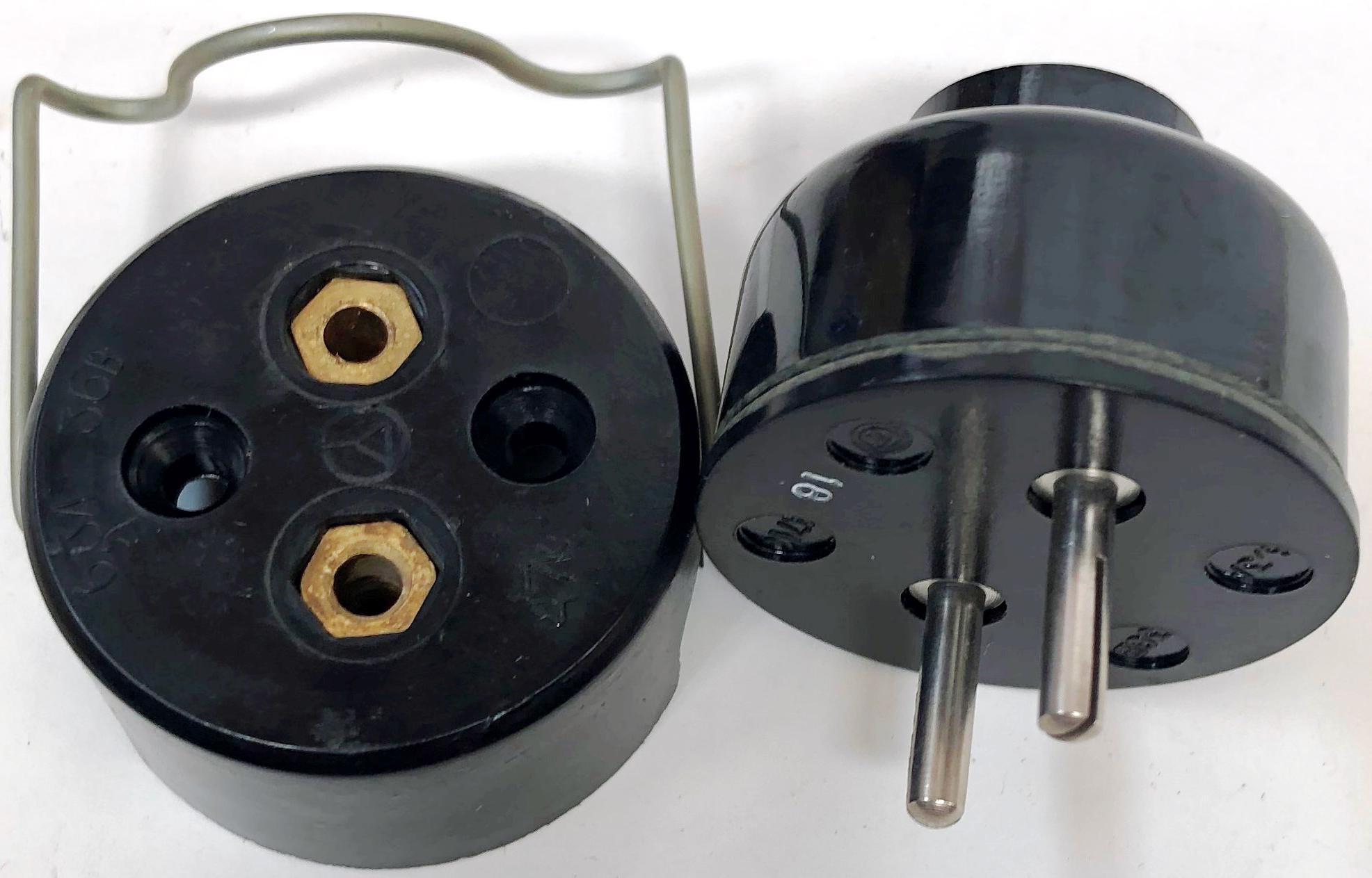 З'єднувачі розетка з вилкою 47К 36В 6,3А