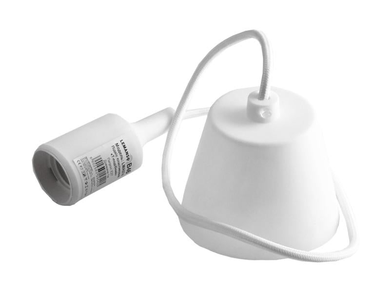 Подвес пластиковый Т-образный для LED лампы Lemanso Е27 белый 1 м (LMA074) Подвес пластиковый Т-образный для LED лампы Lemanso Е27 белый 1 м (LMA074)