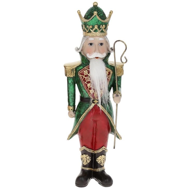 Фигурка декоративная BonaDi Щелкунчик 31 см Зеленый (218-278)