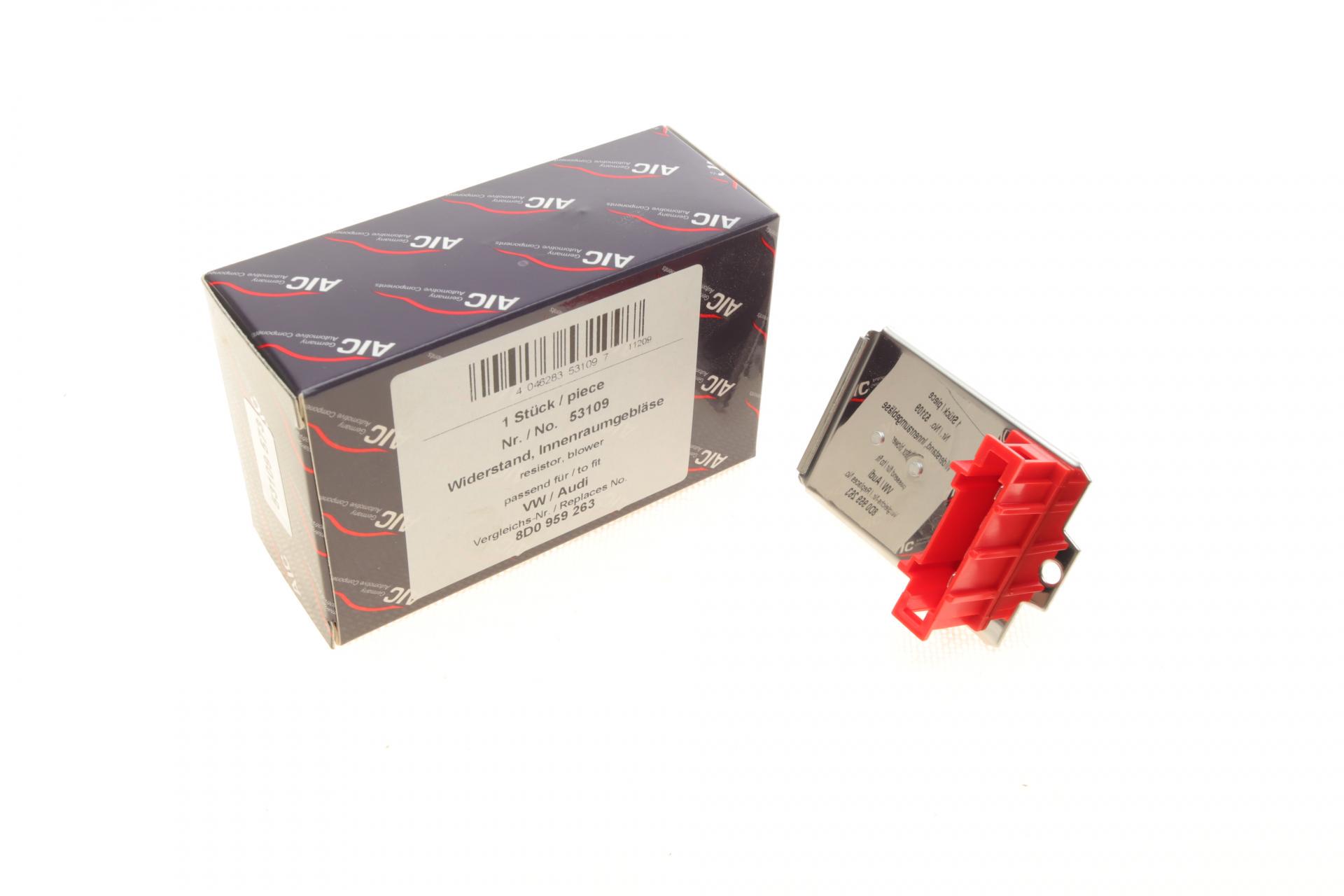 Реостат печки VW Passat 96-05/Audi A4 94-01/Skoda Superb I 01-08 +AC (53109 AIC)