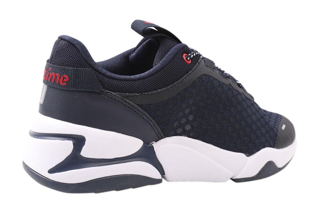 Кроссовки мужские Restime из текстиля на низком ходу на шнуровке р. 40 Синий (147-21LK) - фото 4