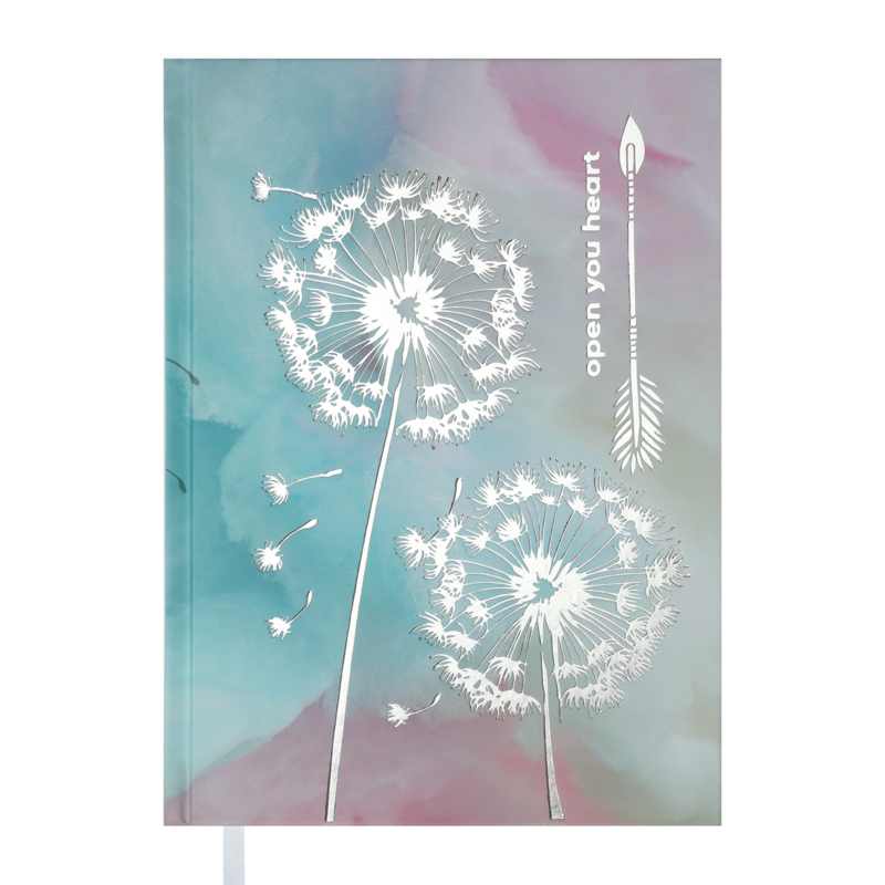 Дневник Buromax Novel A5 288 листов Голубовато-розовый (BM.2020-10)