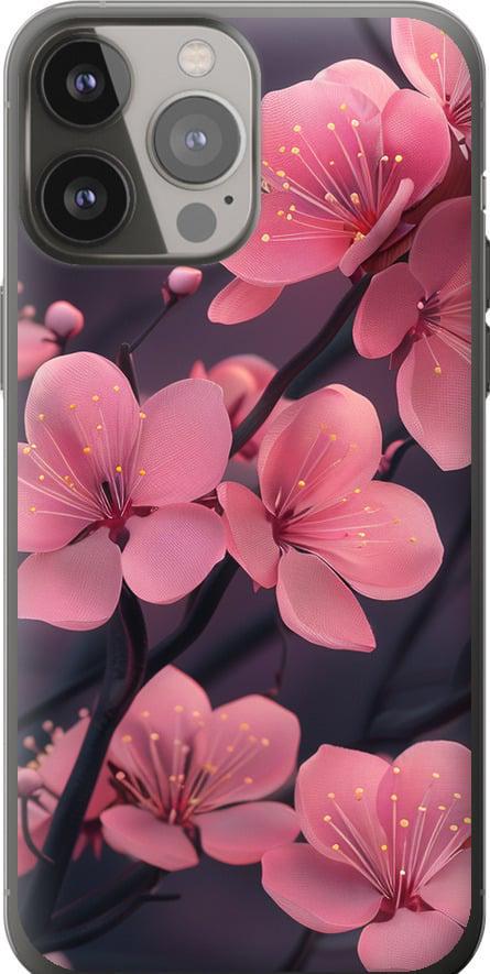 Чехол на iPhone 13 Pro Max Пурпурная сакура (6075u-2371-42517)