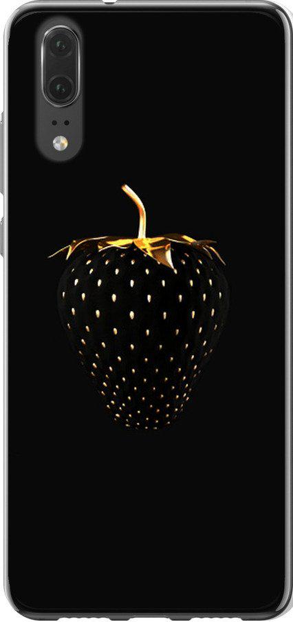 Чехол на Huawei P20 Черная клубника (3585t-1396-42517)