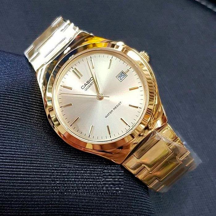 Наручний годинник чоловічий Casio MTP-1170N-9A Timeless Collection Золотий (2824912833)