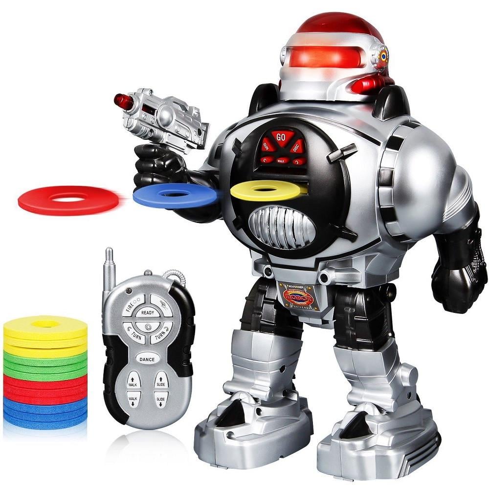 Радиоуправляемая игрушка WToys Робот стреляет дисками/со звуком и светом/на батарейках (28443373) Радиоуправляемая игрушка WToys Робот стреляет дисками/со звуком и светом/на батарейках (28443373)