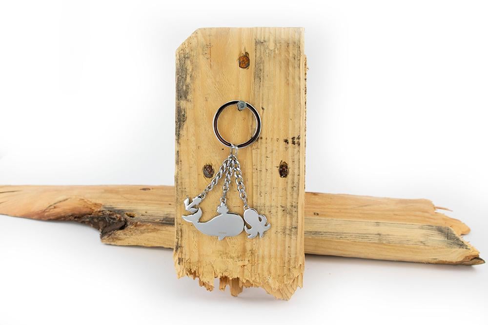 Брелок Troika Wal & Oktopus с 3 подвесками