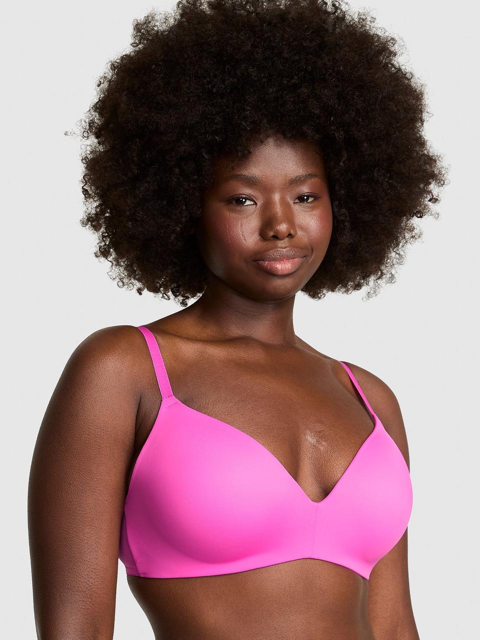 Бюстгальтер Victoria's Secret Push-Up Wireless 80D Розовый (333421356823)
