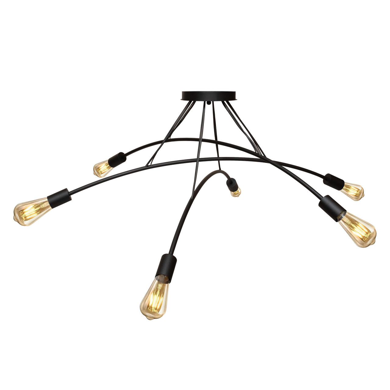 Люстра подвесная MSK ELECTRIC Orion на шесть ламп Е27 NL 9832-6 BK Черный (619542) Люстра подвесная MSK ELECTRIC Orion на шесть ламп Е27 NL 9832-6 BK Черный (619542)