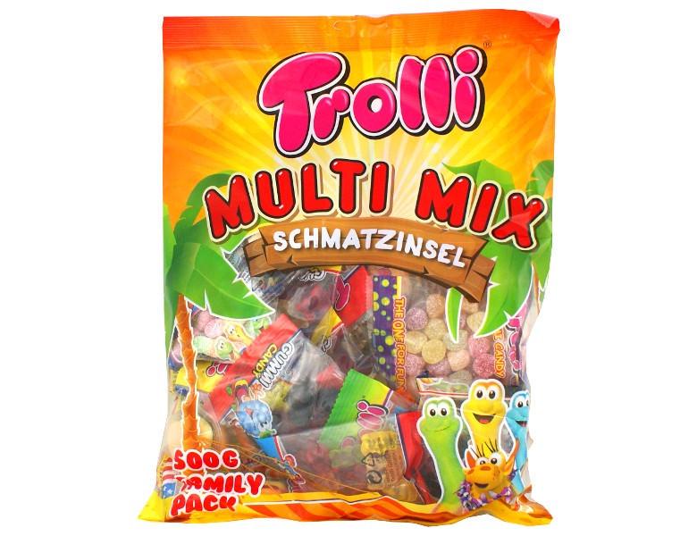 Конфеты желейные Trolli Multi Mix Schmatzinsel 500 г (1879056227)