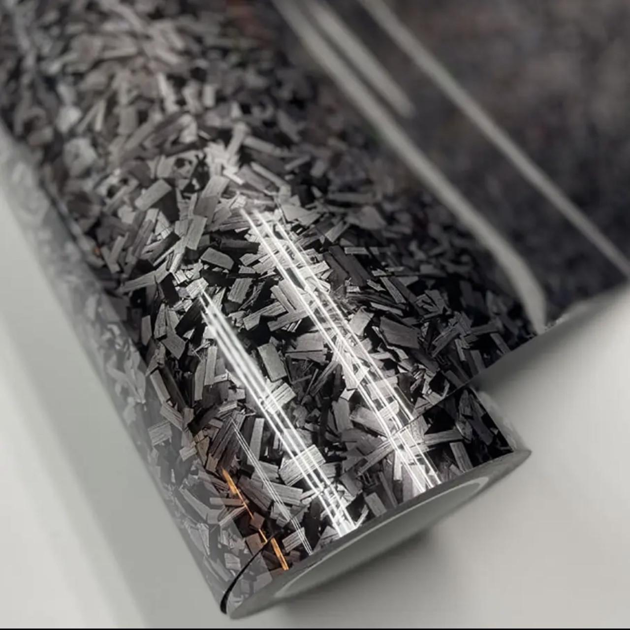 Плівка самоклеюча СONGSHANG під кований ломаний карбон супер глянець 50x150 см (2139029530)