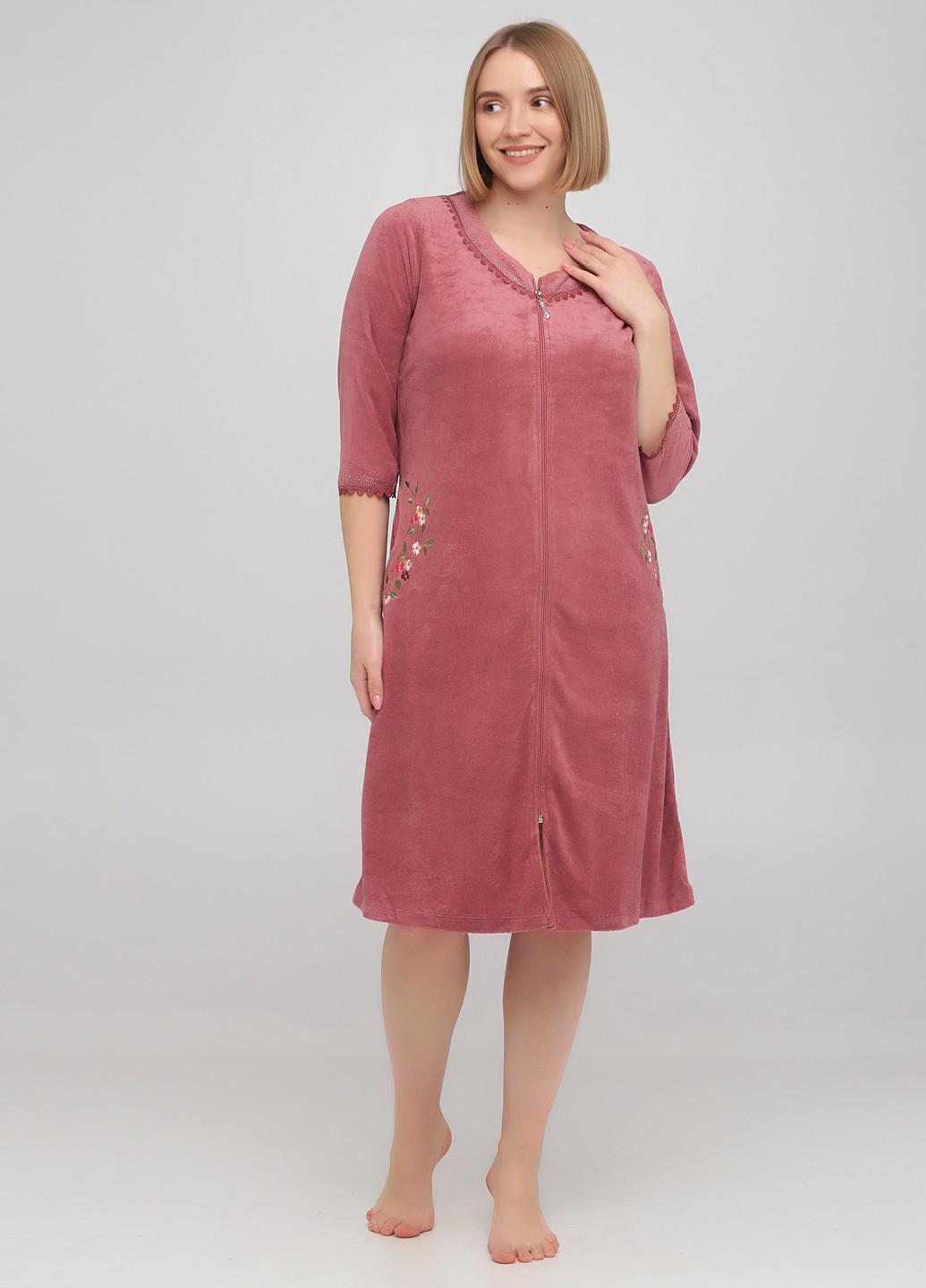 Домашний женский халат Romeo Life L Кирпичный (3478-43)