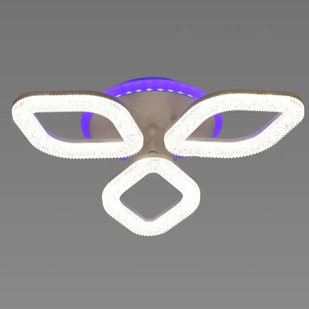 Люстра светодиодная Sirius на три плафона 60W 3000-6500К Белый (77740/3)