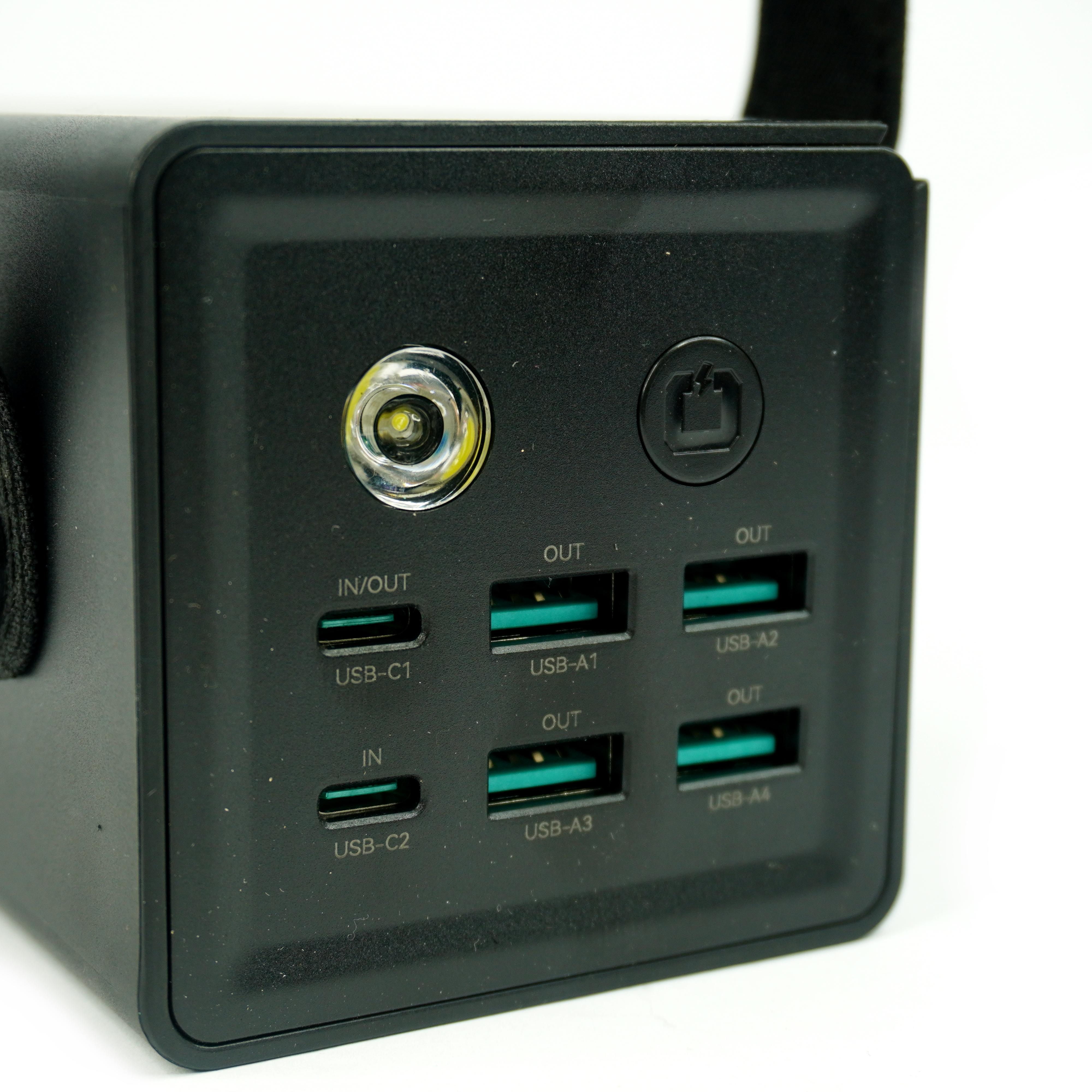 Повербанк Rocoren на 50000 мАч 22.5 W (4А+2С) с 6 USB-портами и фонариком (060115) - фото 3