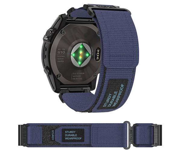 Ремінець Nylon Loop для смарт-годинників Garmin Tactix 7/Quatix 7X 26 мм Синій - фото 4