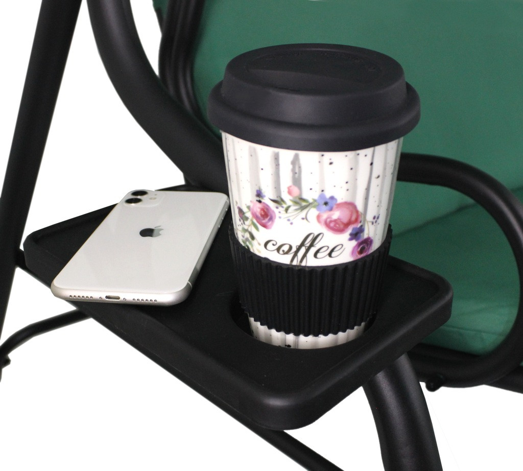 Садовые качели GardenLine VIP 170х110х153см Green (63ecfacc222710731d1ab6d2) - фото 3