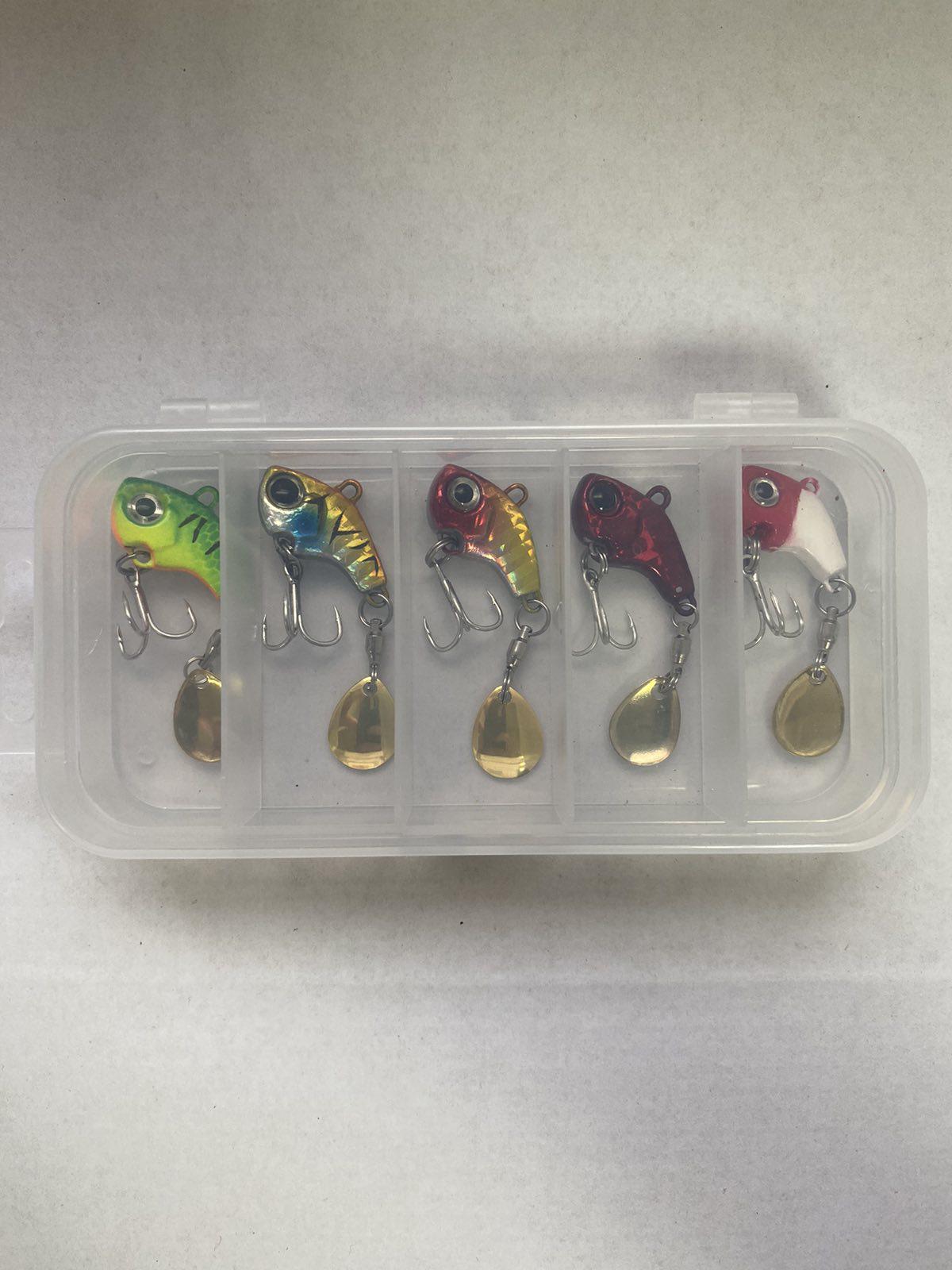 Набор блесeн Тейл-Спиннер Gold 28 мм\16 г - фото 2