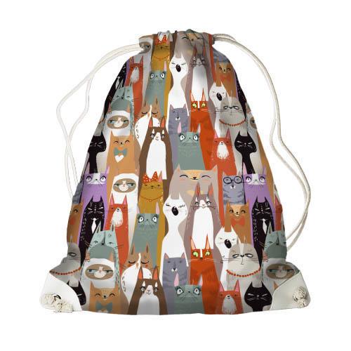 Рюкзак-мешок Presentville MINI Коты (DRM 17M007 WH)