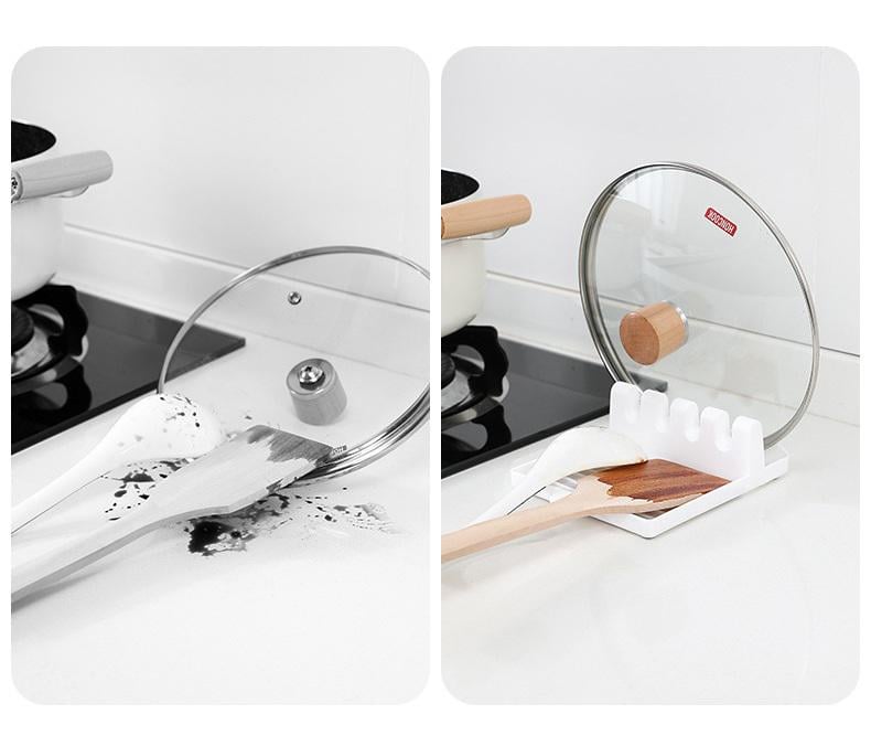 Підставка для кухонного приладдя з пазами та гачком (U9370) - фото 2