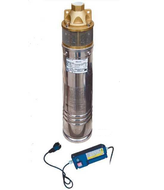 Насос свердловинний вихровий VOLKS pumpe 4SKm150 1,1 кВт + кабель 15 м + пульт