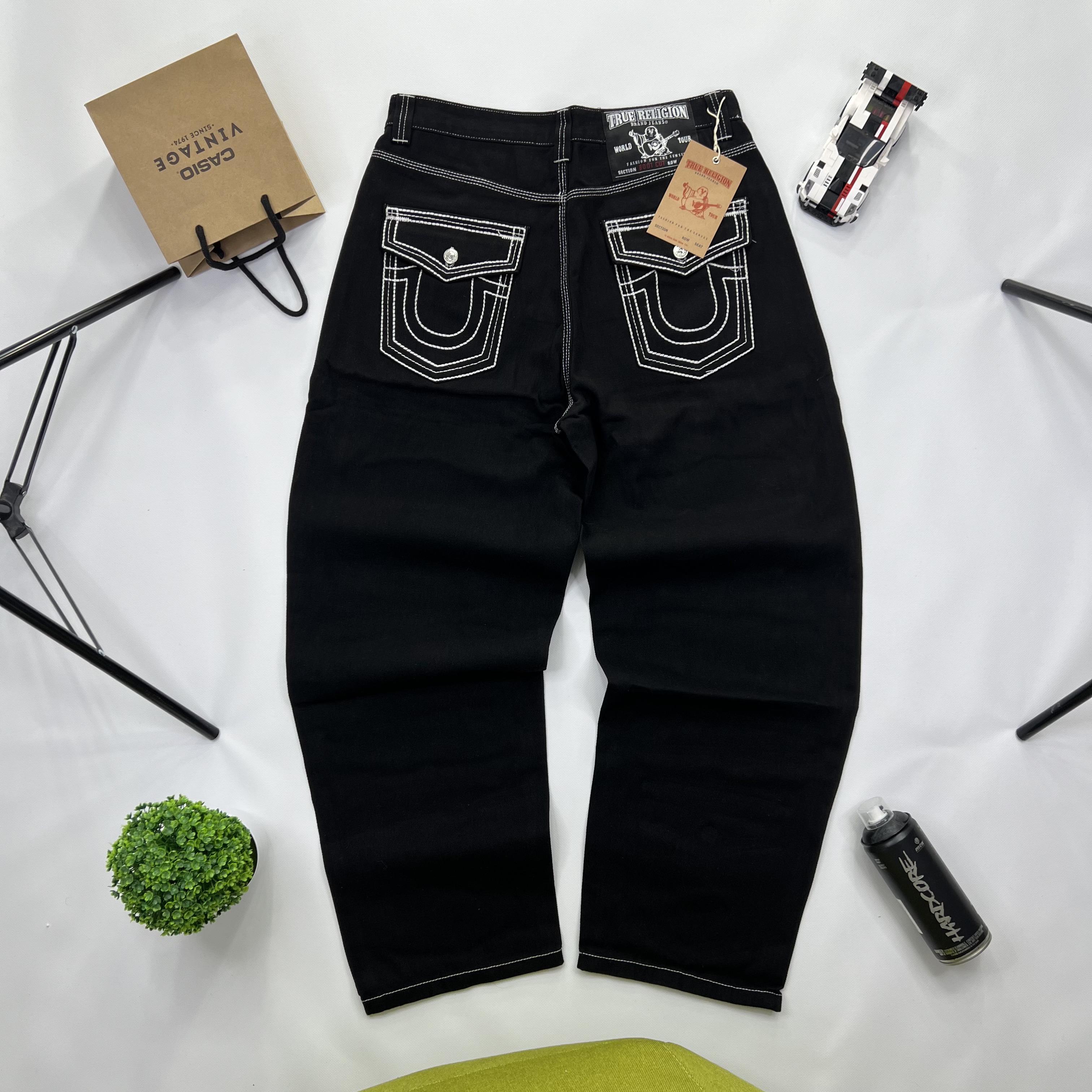 Брюки True Religion jeans rap pants baggy y2k sk8 L (35017554)