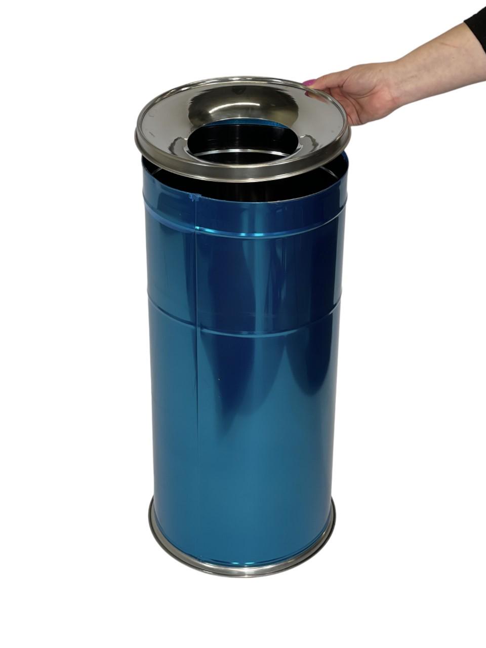 Урна-пепельница круглая MAXIFLOW для зон курения в ресторанах/гостиницах/парках с ободком из нержавеющей стали 37 л (4513.2860S.430.00 ) - фото 5 Урна-пепельница круглая MAXIFLOW для зон курения в ресторанах/гостиницах/парках с ободком из нержавеющей стали 37 л (4513.2860S.430.00 ) - фото 5