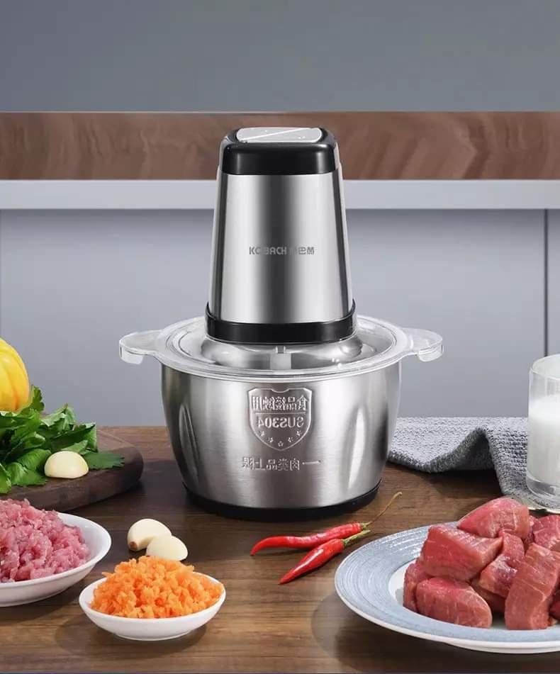 Блендер-подрібнювач кухонний стаціонарний з нержавіючою чашею 2 л (2679443669) - фото 6