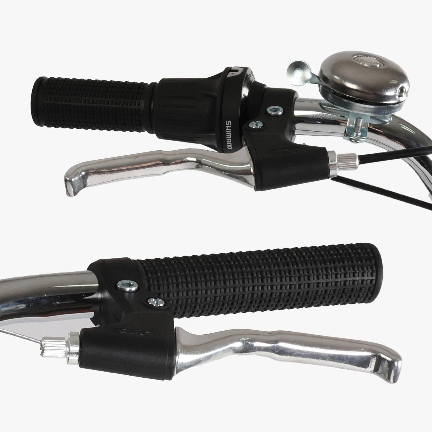 Велосипед городской Corso Liberty с корзиной и багажником рама 20"/28" Белый - фото 5 Велосипед городской Corso Liberty с корзиной и багажником рама 20"/28" Белый - фото 5