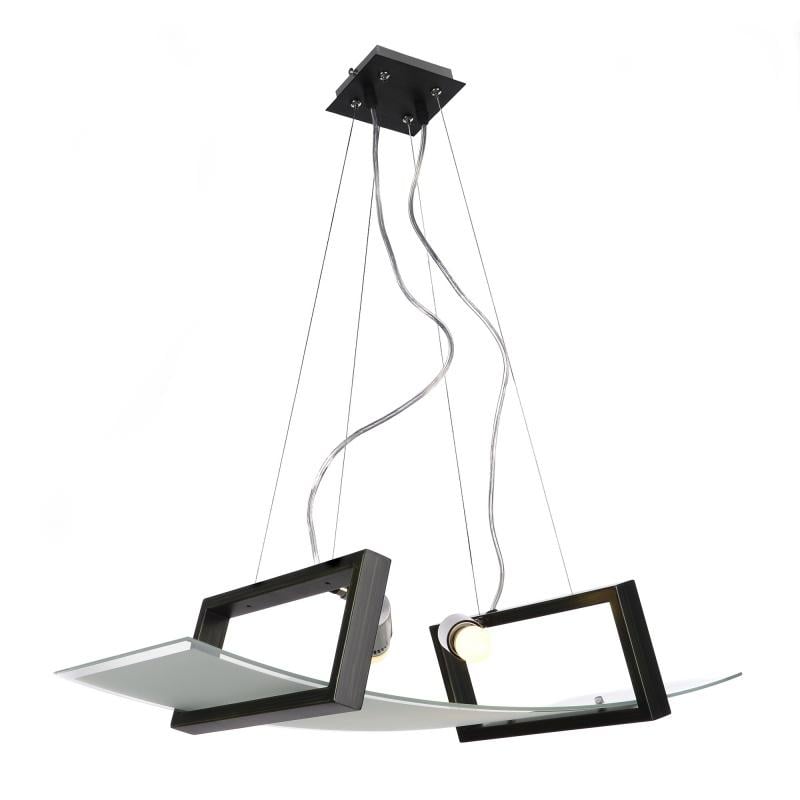 Люстра подвесная лофт Brille BKL-419S/2 E14 на 2 плафона