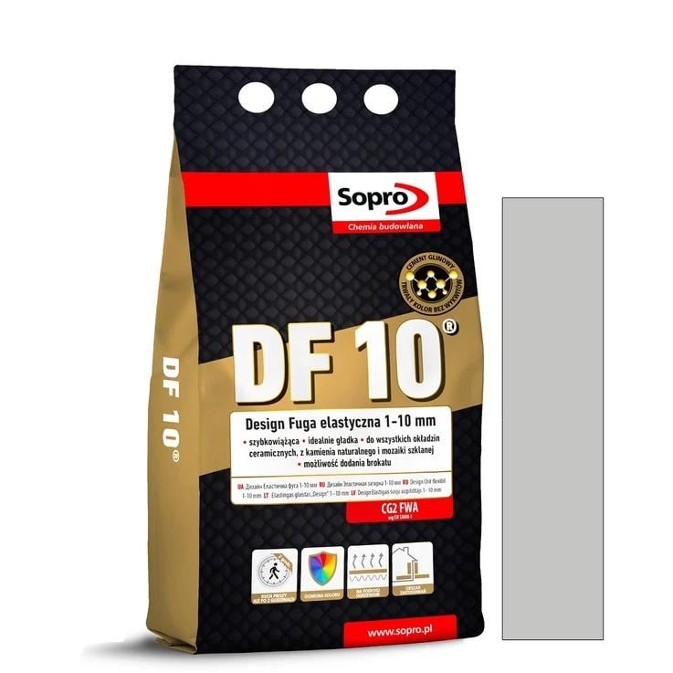Фуга для швов Sopro DF 10 1082A №72 4 кг Серый натуральный